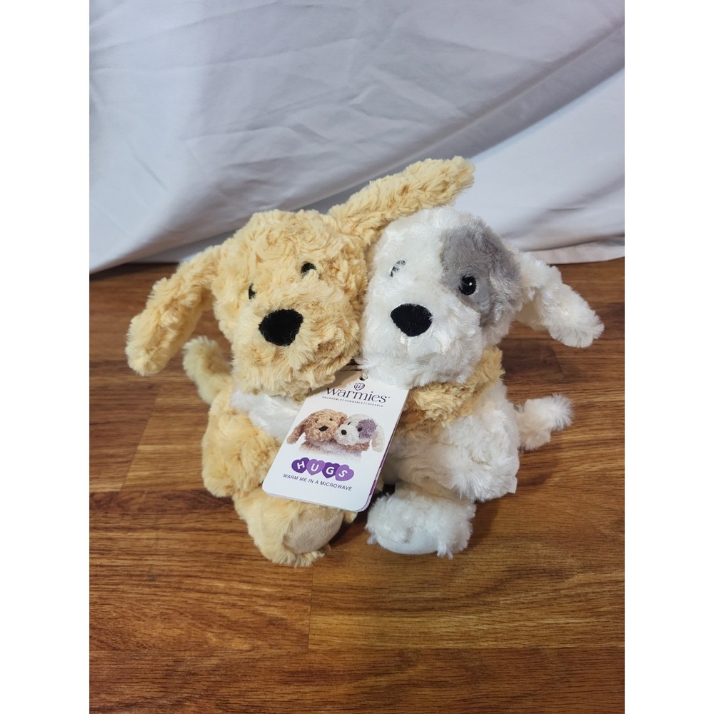 New WARMIES 9" Cozy‎ Plush Junior Hugs Puppy